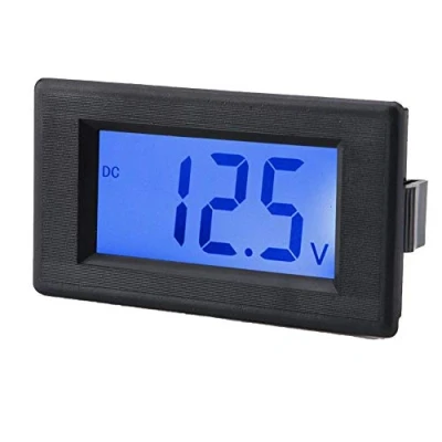 Afbeelding van Digitale voltmeter met dubbele weergave Tweedraads DC spanningstester LCD liquid Crystal Display 4 30V Hoge precisie bescherming tegen omgekeerde polariteit