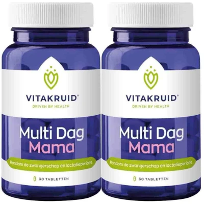 Afbeelding van 2x Vitakruid Multi Dag Mama 30 tabletten