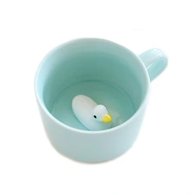 Afbeelding van Koffie melk thee keramische beker 3D dier ochtend mok ochtenddrankje en bruiloften, verjaardagen, Vaderdag