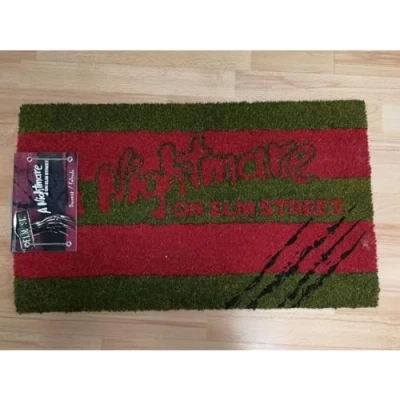 Afbeelding van SD TOYS Deurmat met logo A Nightmare on ELM Street van afmetingen 60 x 40 cm