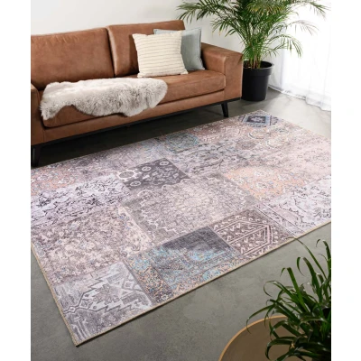 Afbeelding van Patchwork Tapijt/Vloerkleed Fade Dreamer Beige 152x230 Cm