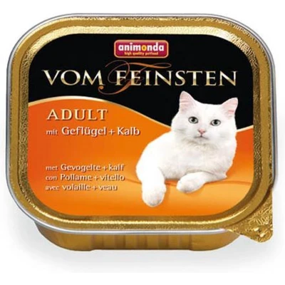 Afbeelding van Animonda Vom Feinsten Adult Gevogelte + Kalf 32 x 100g