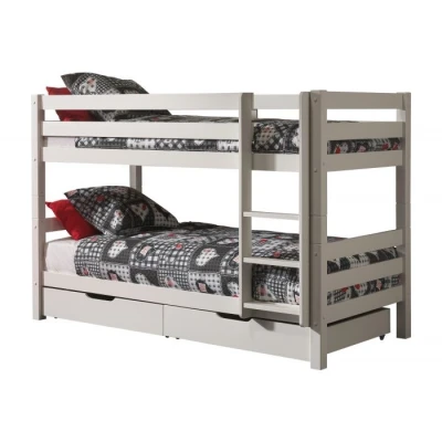 Afbeelding van Stapelbed Pino Wit 140 cm hoog
