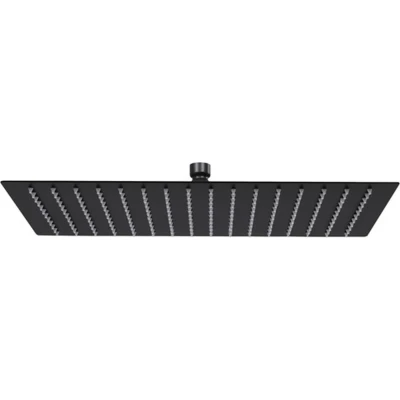 Afbeelding van VidaXL Regendouchekop rechthoekig 40x30 cm roestvrij staal zwart