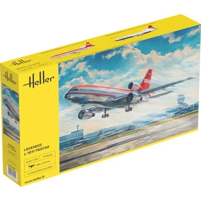 Afbeelding van 1:125 Heller 80451 Lockheed L 1011 Tristar Vliegtuig Plastic Modelbouwpakket
