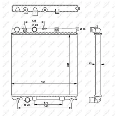 Afbeelding van Radiateur NRF 53837