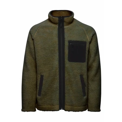 Afbeelding van Indicode Jeans Rodie Fleecejas, Heren, Maat: Medium, Army