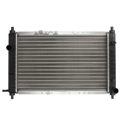 Afbeelding van THERMOTEC D70007TT Radiateur voor voertuigen met/zonder airco 295 460 23 Handgeschakeld Koelribben mechanisch gelast