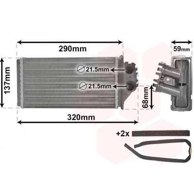 Afbeelding van Van Wezel Kachelradiateur 40006228
