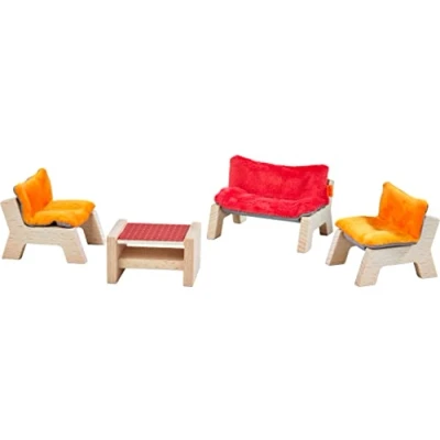 Afbeelding van HABA Little Friends Poppenhuismeubels Woonkamer