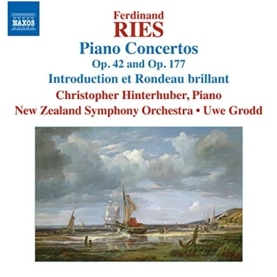 Afbeelding van Christopher Hinterhuber, New Zealand Symphony Orchestra, Uwe Grodd Ries: Piano Concertos (CD)