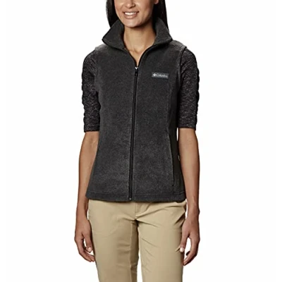 Afbeelding van Columbia Dames Benton Springs Vest Fleece (Pack van 137212), Donkergrijs gemarmerd, S