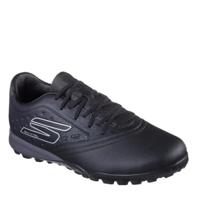 Afbeelding van Skechers Performance Razor Voetbalschoenen voor kunstgras, Heren, Maat: 42, Black/silver Kunststof