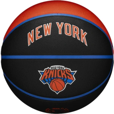 Afbeelding van Wilson NBA Team City Collector New York Knicks Ball WZ4016420ID, Unisex, Zwart, basketbal, maat: 7