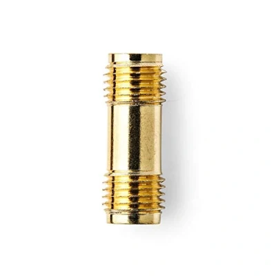 Afbeelding van SMA adapter (v/v) Nedis (Verguld, 2 stuks)