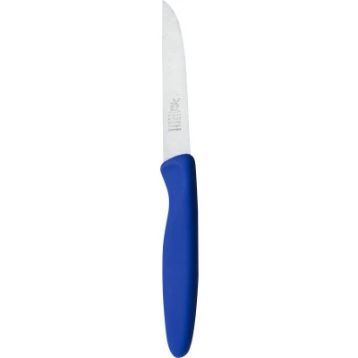 Afbeelding van (2 stuks) Robert Herder Molenmes Schilmesje Aardappelmes RVS Blauw