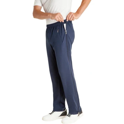 Afbeelding van hajo Heren joggingbroek functionele revalidatiebroek met ritssluiting op de broekspijp korte maten, marine (609), 60