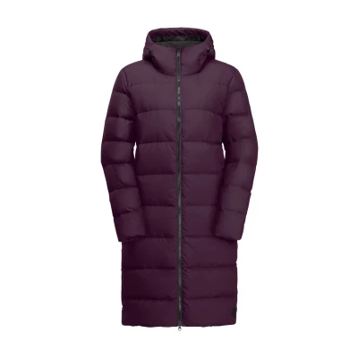 Afbeelding van Jack Wolfskin Frozen Palace Coat W Down Parka voor dames, bessen jam, M