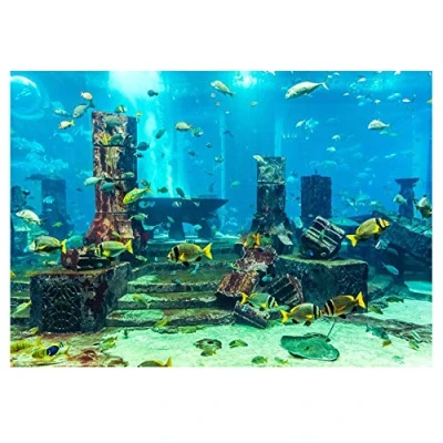 Afbeelding van Fdit PVC Coral Aquarium Achtergrond Onderwater Poster Muur Decoratiestickers voor (61 * 30cm)