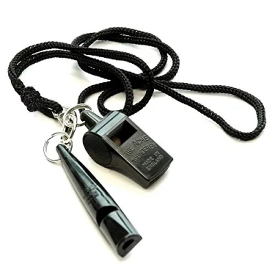 Afbeelding van Acme Whistle Set hondenfluitje nr. 211,5 en fluitje 560 met pijpenband zwart hondentraining, jachthonden