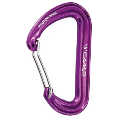 Afbeelding van CAMP Unisex&#039;s Photon Wire Karabijnhaak, Paars, One Size