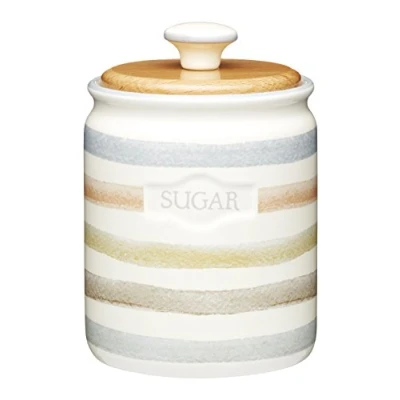 Afbeelding van KitchenCraft Classic Collection Suikerbus, 800 ml, 10,5 x 16,5 cm, Keramiek Meerkleurig