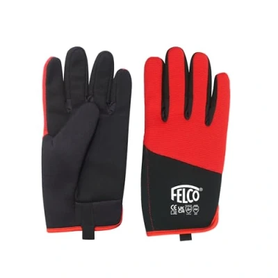 Afbeelding van FELCO Model 704 Hoge snijbestendige handschoenen Groot synthetisch leer mesh gevoerd snijbestendig voorkomt risico op snijwonden Tuinieren Snoeien Tuinbouw Knippen Florestry Foristry