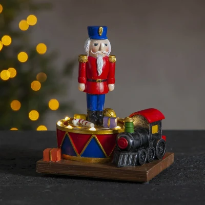 Afbeelding van Świąteczna dekoracja świetlna LED Star Trading Nutcracker, wys. 16 cm