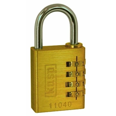 Afbeelding van Kasp K11040 Hangslot Goud geel Cijferslot