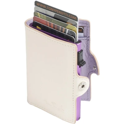 Afbeelding van Tony Perotti Furbo RFID Creditcardhouder met papiergeldvak Wit