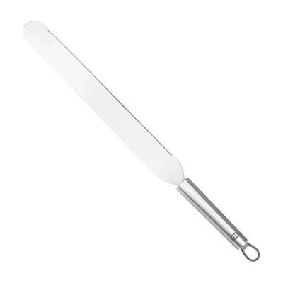 Afbeelding van Dr. Oetker Taartmes 48 cm, keukenhulp van hoogwaardig roestvrij staal, geschikt voor verticaal en horizontaal snijden, fijne tanden op de gehele snijkant, (kleur: zilver), hoeveelheid: 1 stuk