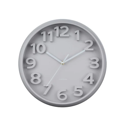 Afbeelding van Karlsson Wandklok Elevated Classic Numbers Warmgrijs 5x33.5x33.5cm Scandinavisch