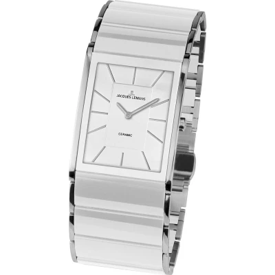 Afbeelding van Jacques Lemans Dublin Horloge, Dames, Maat: One Size, Weiß