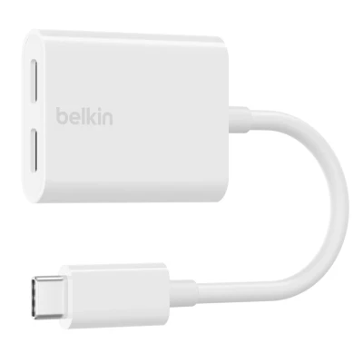 Afbeelding van Belkin F7U081BTWH interface hub USB Type C Wit