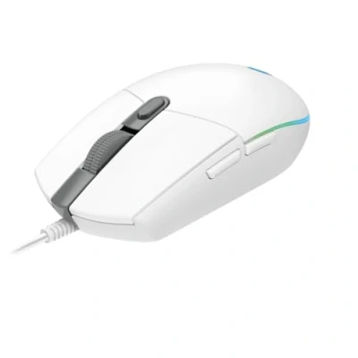 Afbeelding van Logitech Gaming Mouse G102 LIGHTSYNC muis voor rechtshandigen optisch 6 toetsen bedraad USB wit