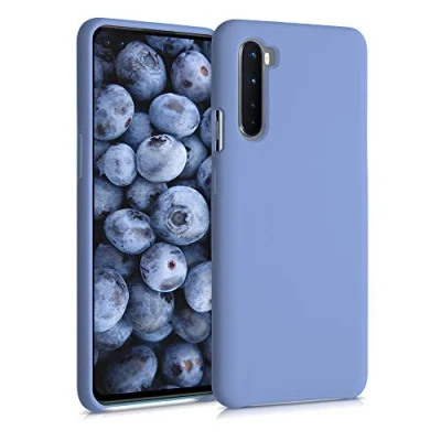 Afbeelding van kwmobile telefoonhoesje geschikt voor OnePlus Nord Hoesje met siliconen coating Smartphone case in lavendelgrijs