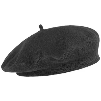Afbeelding van Lipodo Biskaya katoenen baret dames uit 100% katoen Muts One Size (53 58 cm) Franse lente/zomer verschillende kleuren rood