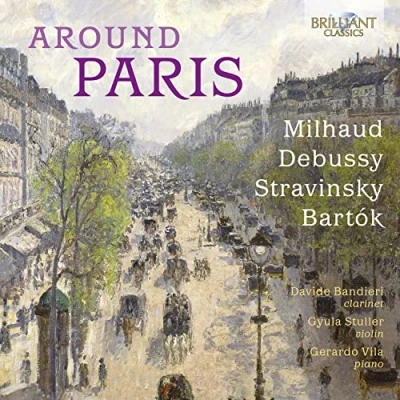 Afbeelding van Davide Bandieri Around Paris: Milhaud, Debussy, Stravinsky, Bartók (CD)