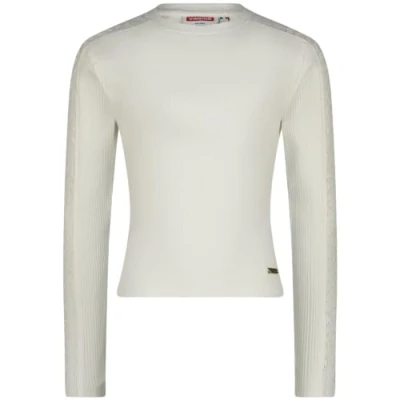 Afbeelding van Vingino Jaisa Longsleeve voor kinderen, Maat: 116, Macroon white