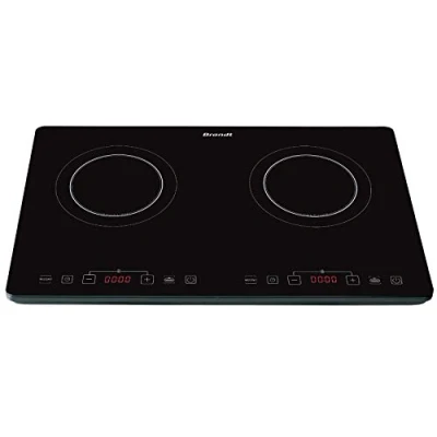Afbeelding van Brandt TI2SLIM1 inductiekookplaat 2 branders zwart