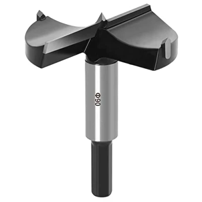 Afbeelding van ASNOMY Forstner Forstnerboorbit, groot wolfraamstaal, 90 mm, houtboor, potboor, kunstboor voor hout en hardhout