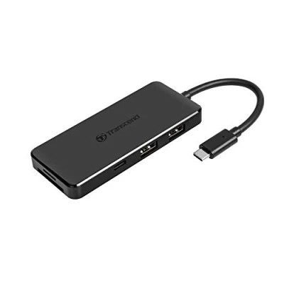 Afbeelding van Transcend HUB5C hub met USB A, C en (micro)SD