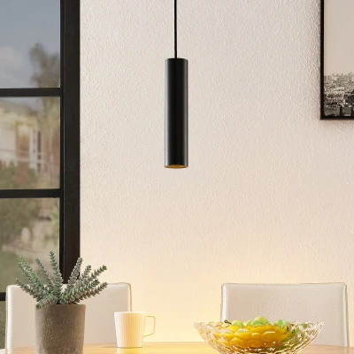 Afbeelding van Arcchio hanglamp 1licht aluminium H: 27 cm GU10 zwart