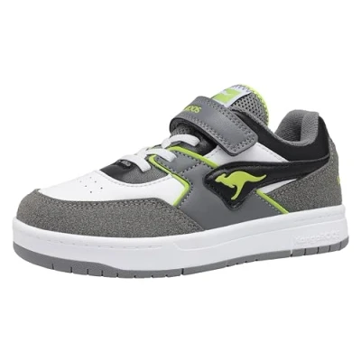 Afbeelding van KangaROOS K CP Bounder EV sneaker kinderschoenen unisex 10269 000 2107 grijs/groen