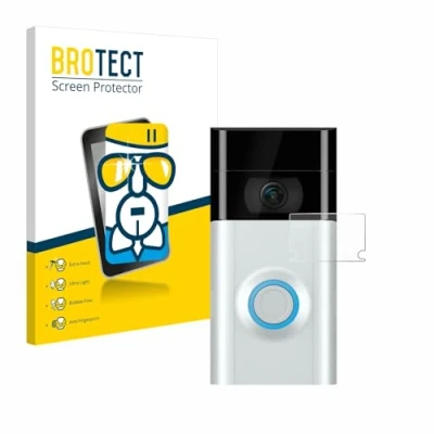 Afbeelding van BROTECT Glas Screen Protector voor Ring Doorbell 2 (Lens) Schermbeschermer [9H Hardheid, Beschermglas Folie niet Gehard Glas]