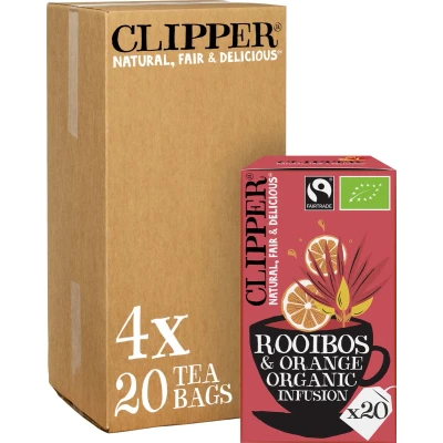 Afbeelding van Clipper Thee Rooibos Orange 20 stuks