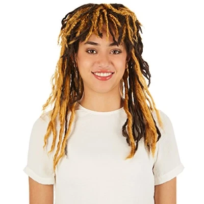 Afbeelding van dressforfun Vrouwenpruik neanderthalervrouw verkleedkleding kostuum halloween verkleden feestkleding carnavalskleding carnaval feestkledij partykleding 301119