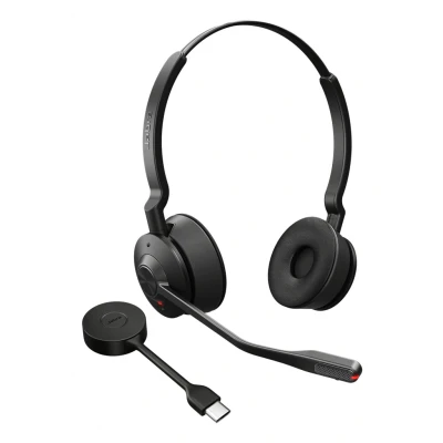 Afbeelding van Engage 55 SE Convertible headset UC met oorhaak, Link 400c DECT adapter USB C, Deskstand, 1,2 m C naar kabel, oorgels, hoofdband, nekband, draagtas, garantie (veiligheidsfolders)