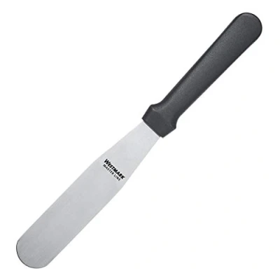 Afbeelding van Westmark Professioneel paletmes, recht, flexibel, lemmet: 3 x 14 cm, lengte: 26 roestvrij staal/kunststof, Master Line, zwart/zilver, 31192270