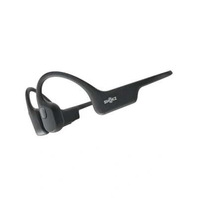 Afbeelding van SHOKZ OpenRun SE USB C Bone Conduction sportkoptelefoon, draadloze Bluetooth koptelefoon met microfoon, waterdichte open ear voor hardlopen, trainen(Grijs)